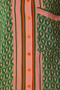 Combi-short Cashew Scarf - Vert