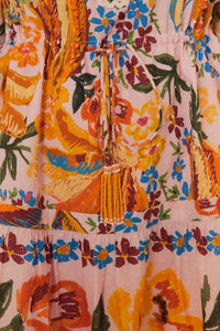 Robe courte Spring Bananas en coton - Orange