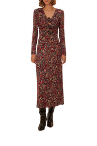Robe longue Chelsea Garden à motifs fleurs - Violet