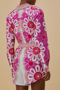 Short Maia en lin - Rose