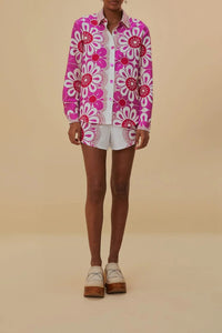 Short Maia en lin - Rose