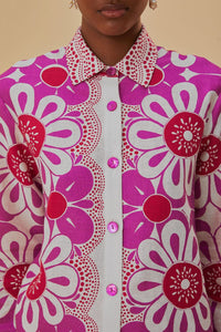 Chemise Maia en lin - Rose