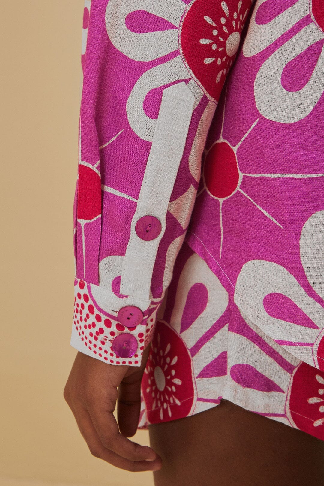 Chemise Maia en lin - Rose