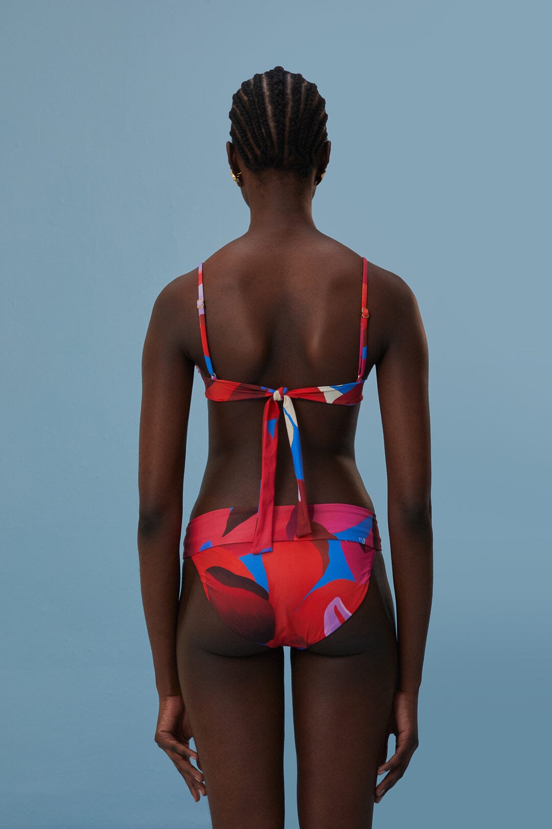 Haut de bikini Watercolor Floral - Violet