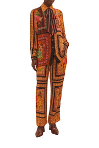 Pantalon Jardin charmant - Orange