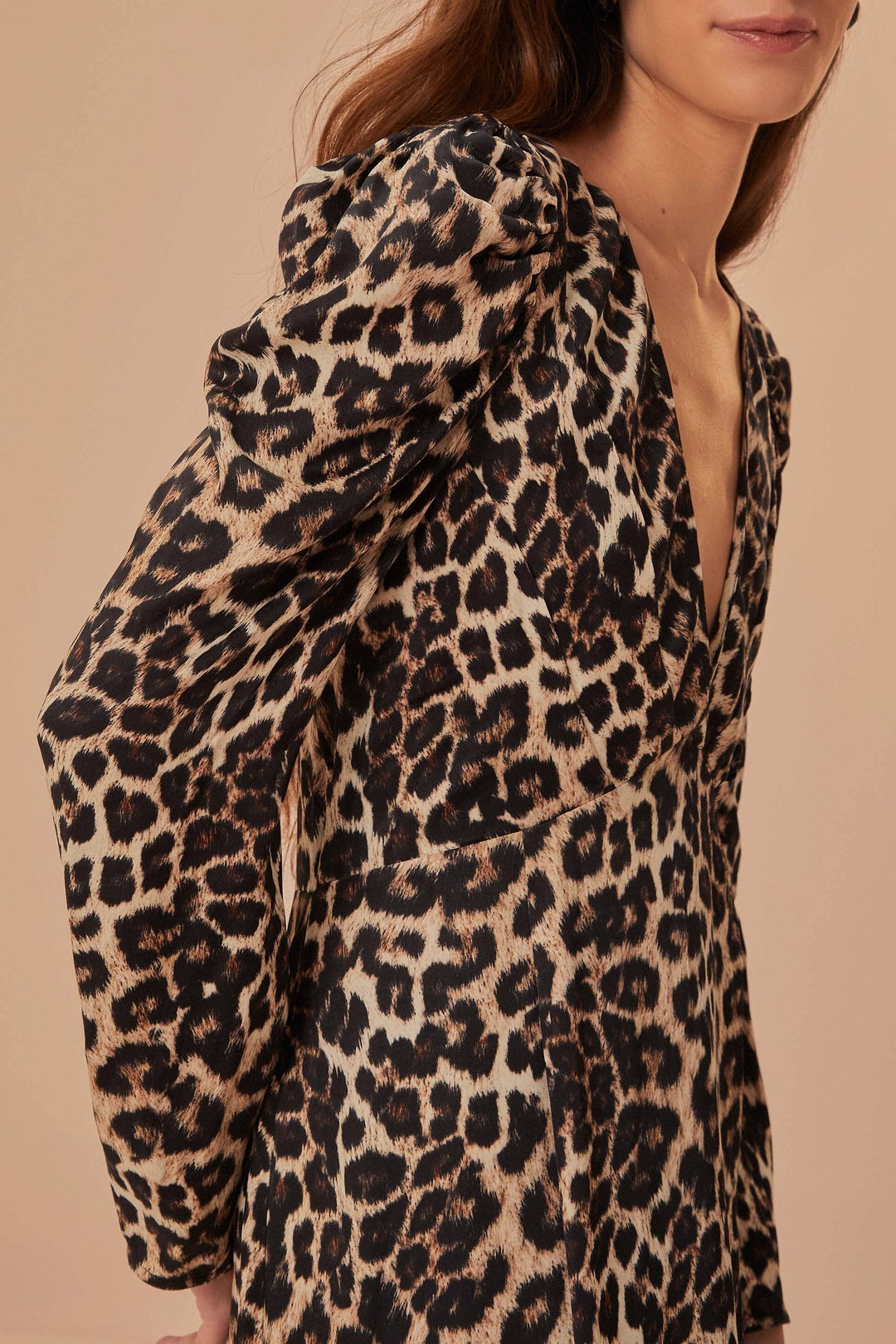 Robe midi Natural Skin - Marron