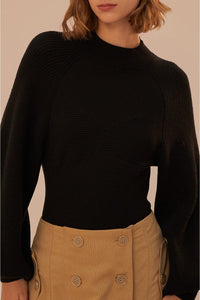 Body en maille - Noir