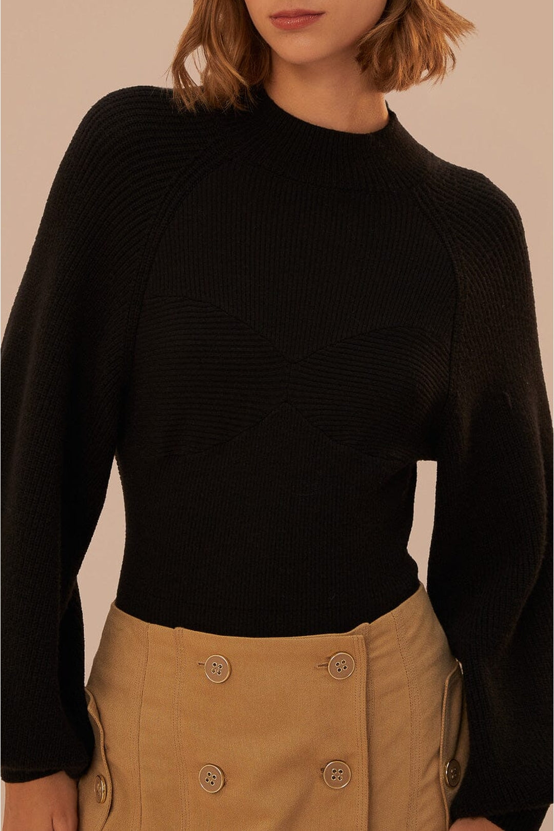 Body en maille - Noir