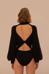 Body en maille - Noir