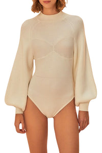 Body en maille - Blanc