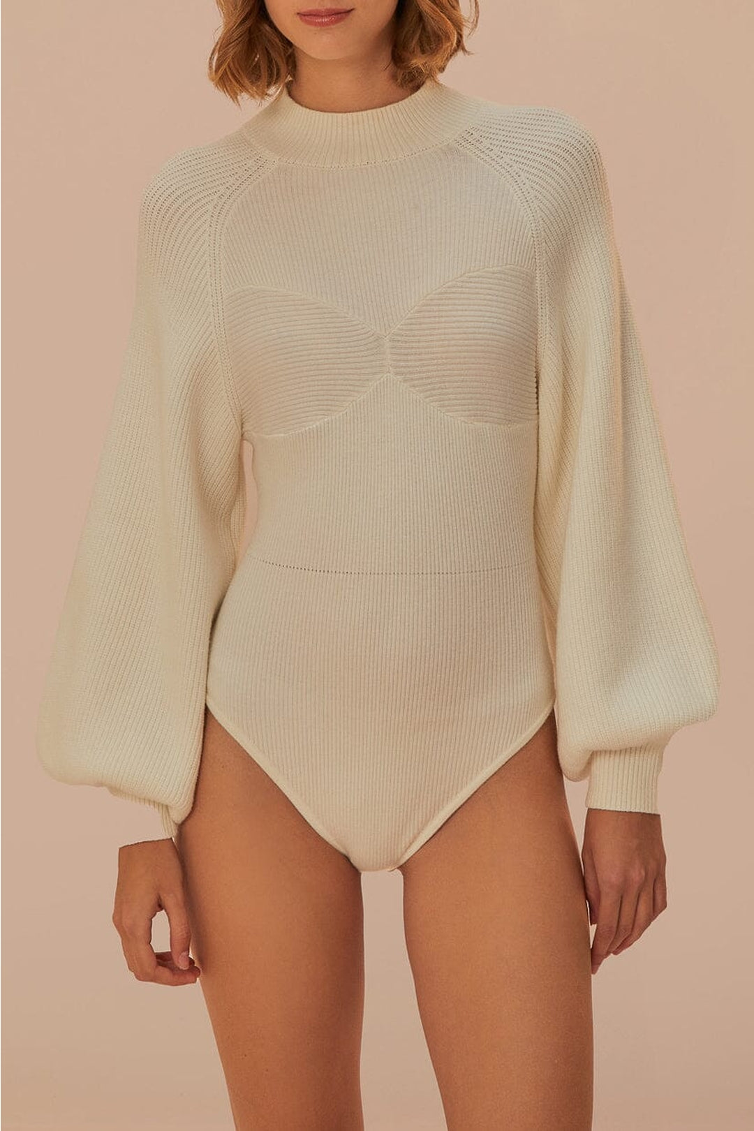Body en maille - Blanc