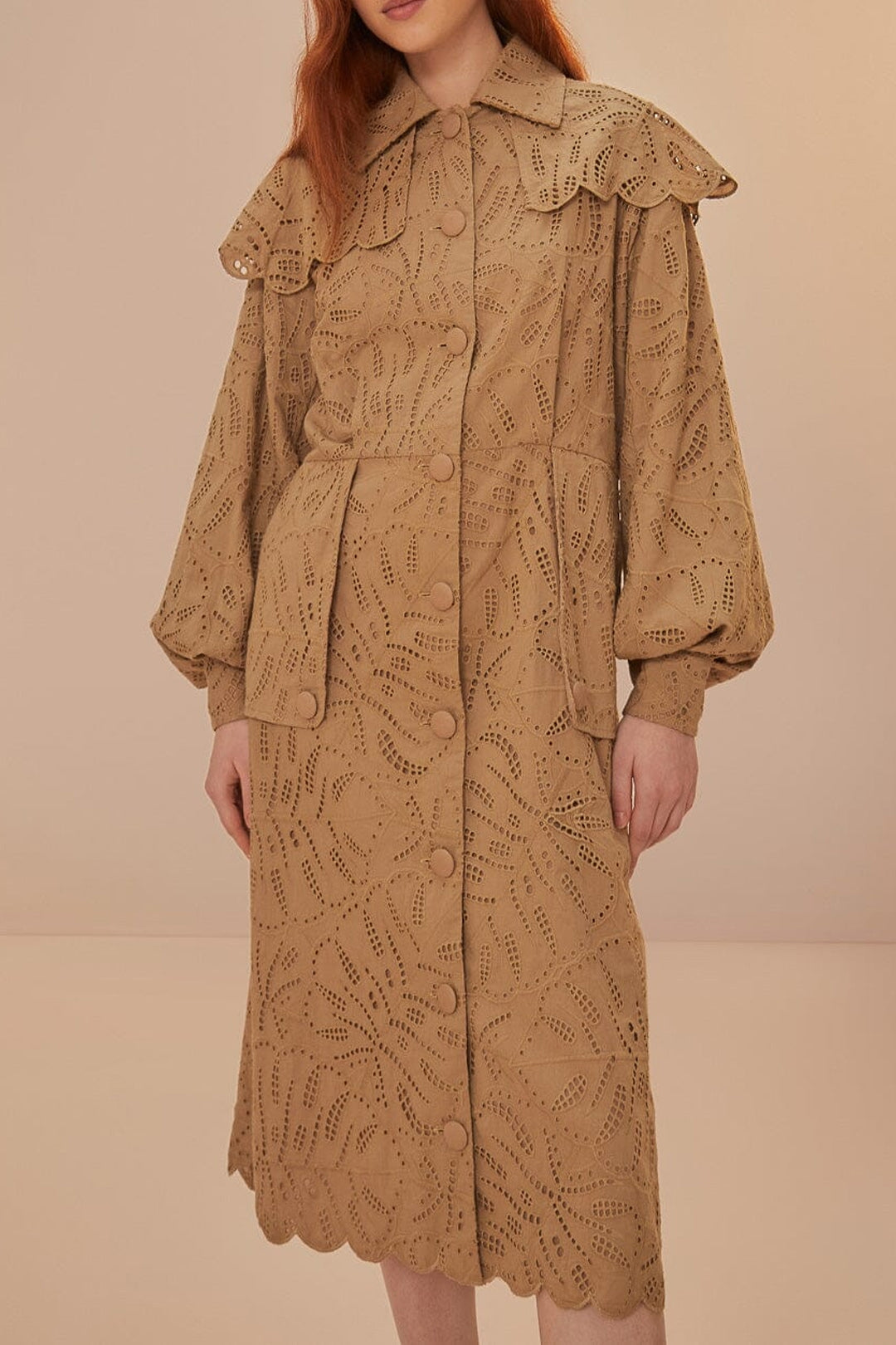 Trenchcoat Laise en coton - Marron