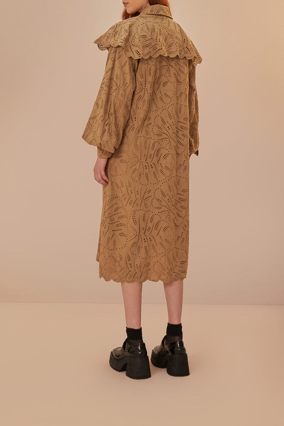 Trenchcoat Laise en coton - Marron
