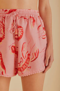 Short Lobsters en lin - Rose