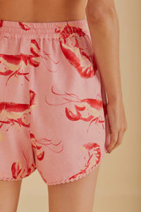 Short Lobsters en lin - Rose