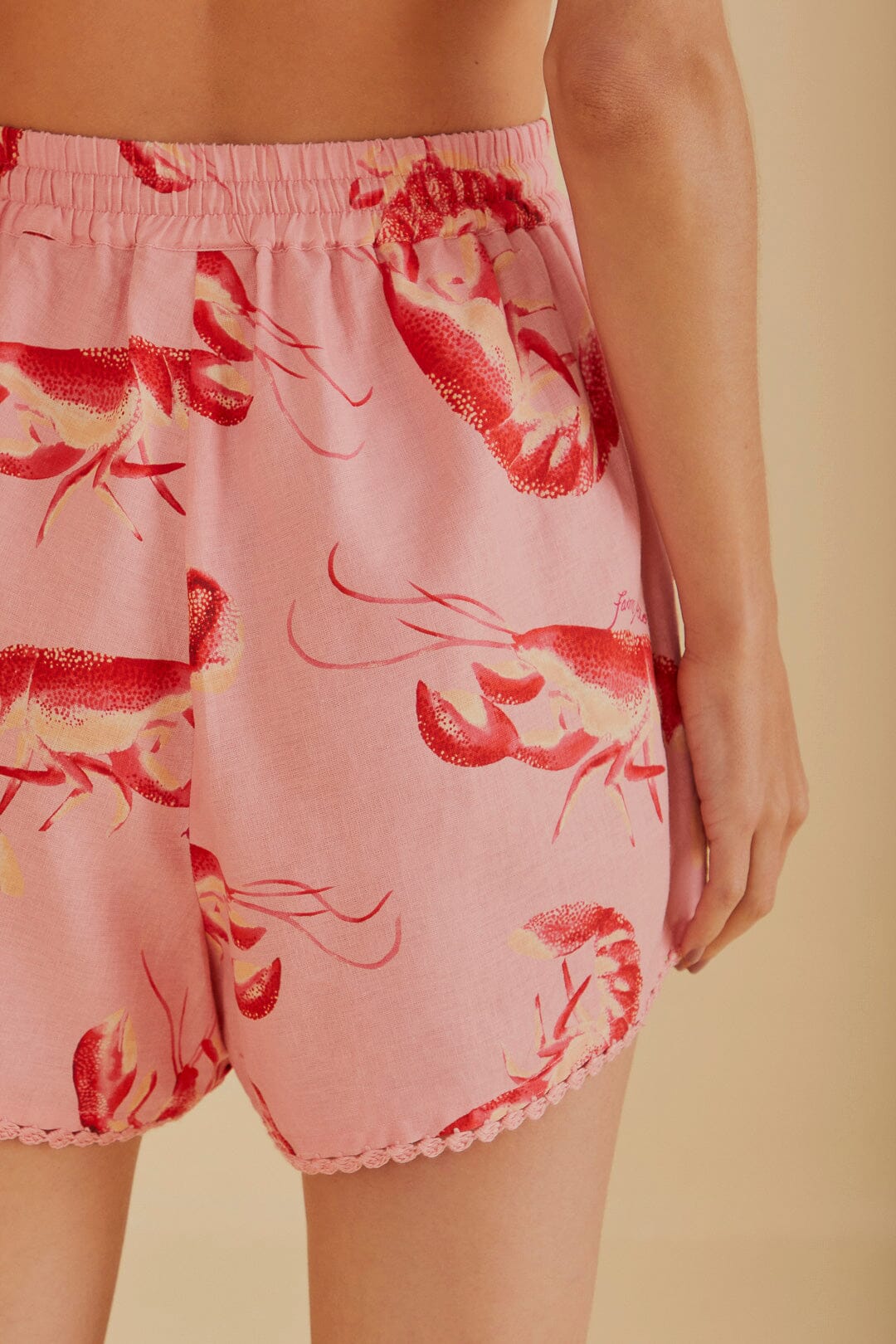 Short Lobsters en lin - Rose