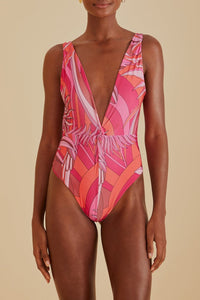 Maillot de bain une pièce Endless Summer - Rouge