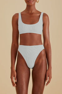 Haut de bikini matelassé Banana - Blanc