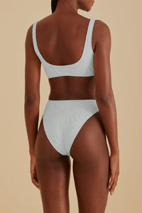 Haut de bikini matelassé Banana - Blanc