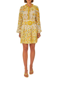 Mini jupe Azaleia en coton - Jaune