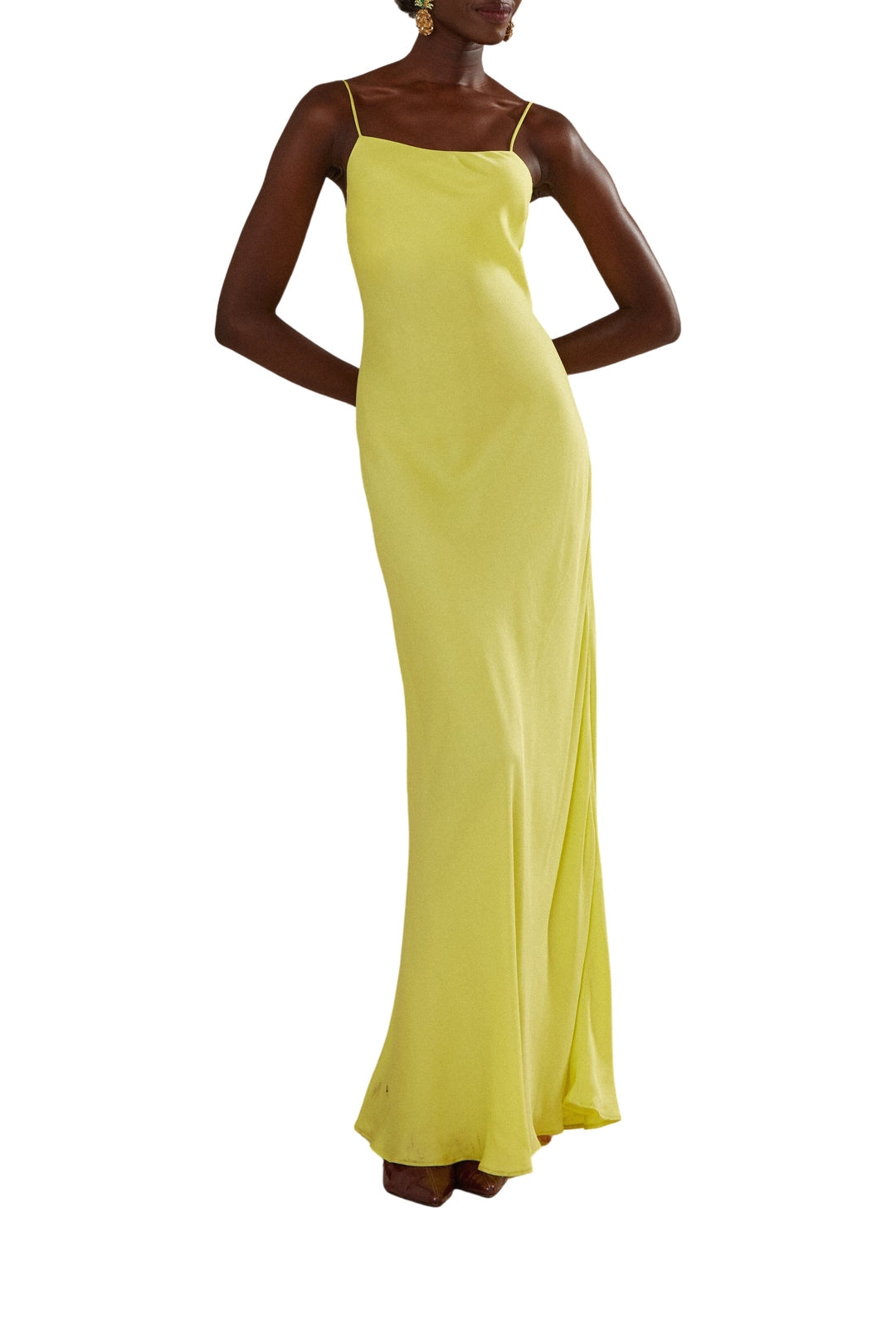 Robe longue Néon sans manches - Vert