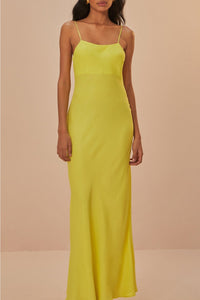 Robe longue Néon sans manches - Vert