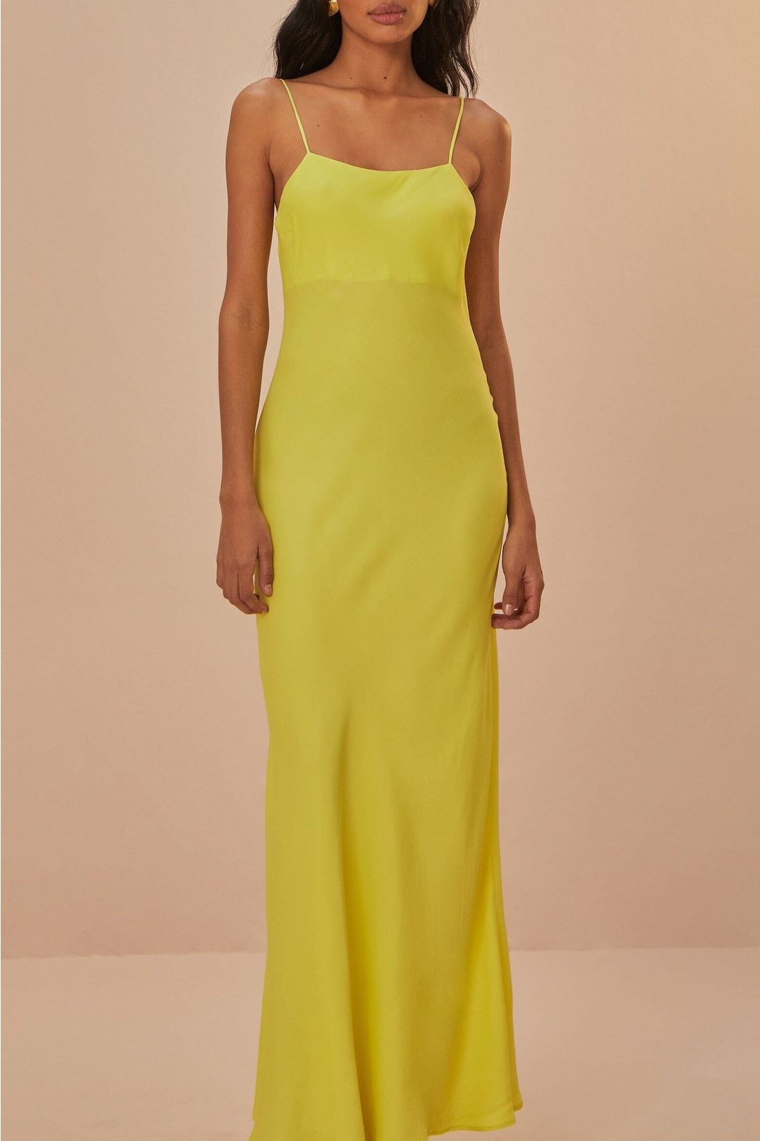 Robe longue Néon sans manches - Vert