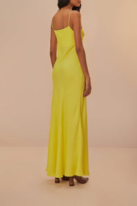 Robe longue Néon sans manches - Vert