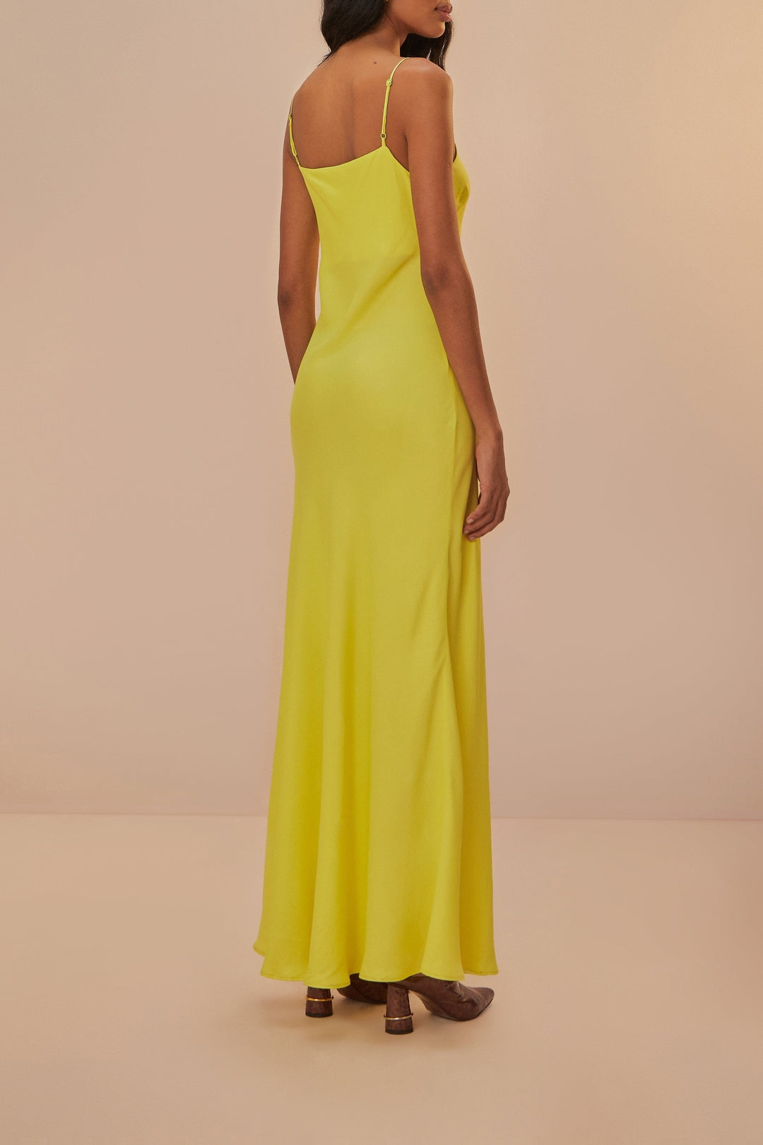 Robe longue Néon sans manches - Vert