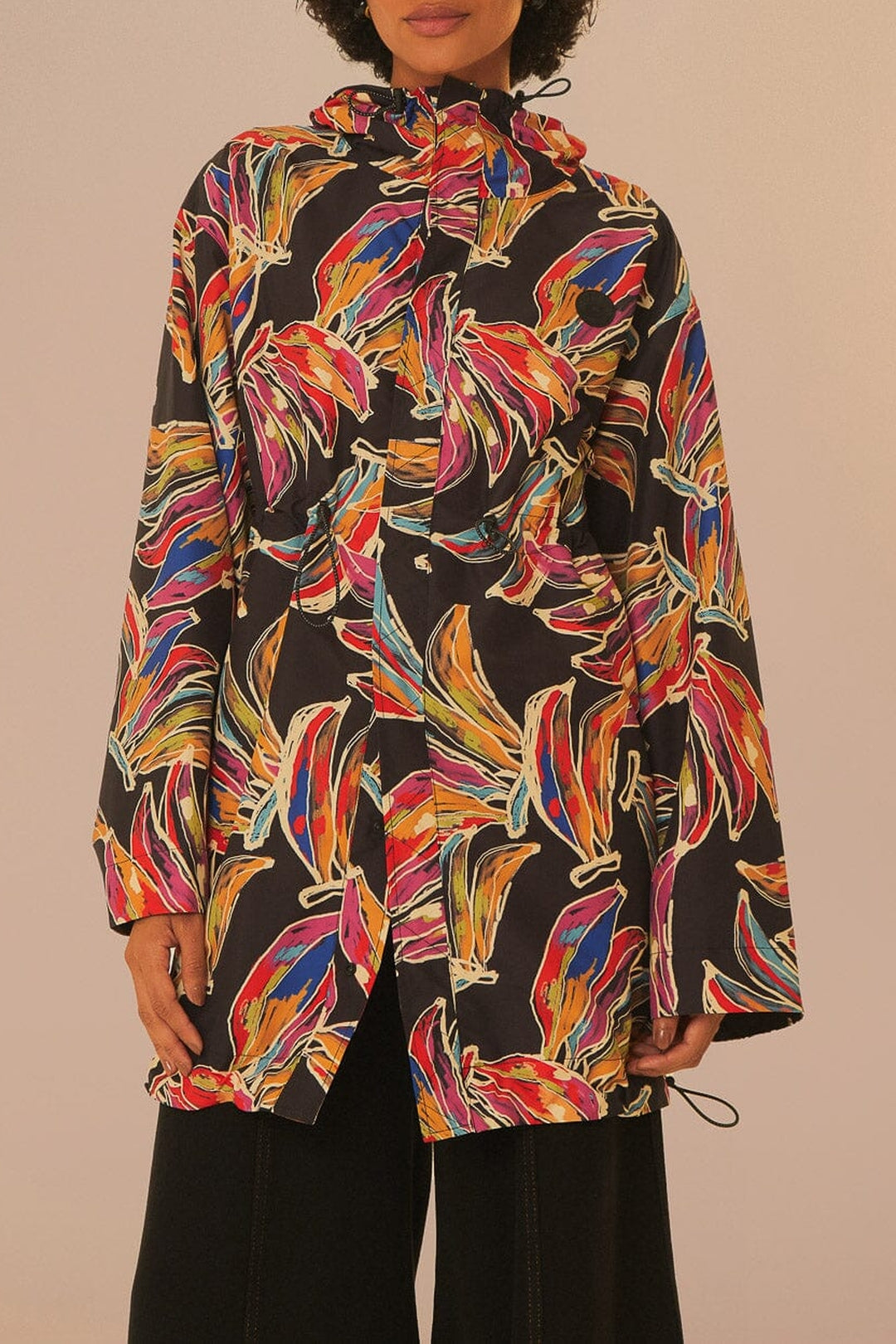 Imperméable court Bananas artistiques - Multicolore
