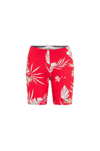 Cycliste à imprimé tropical - Red Hawai