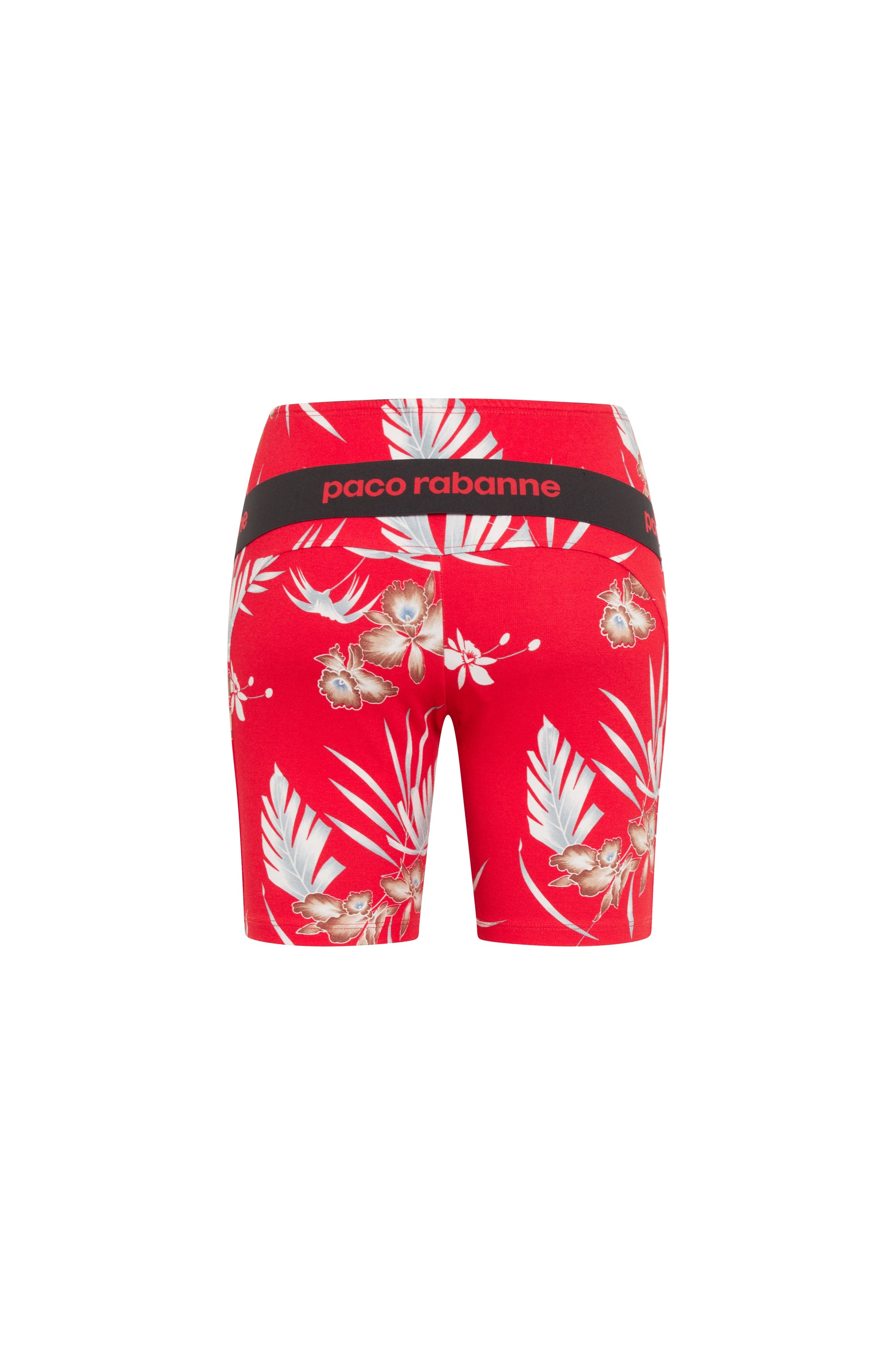 Cycliste à imprimé tropical - Red Hawai
