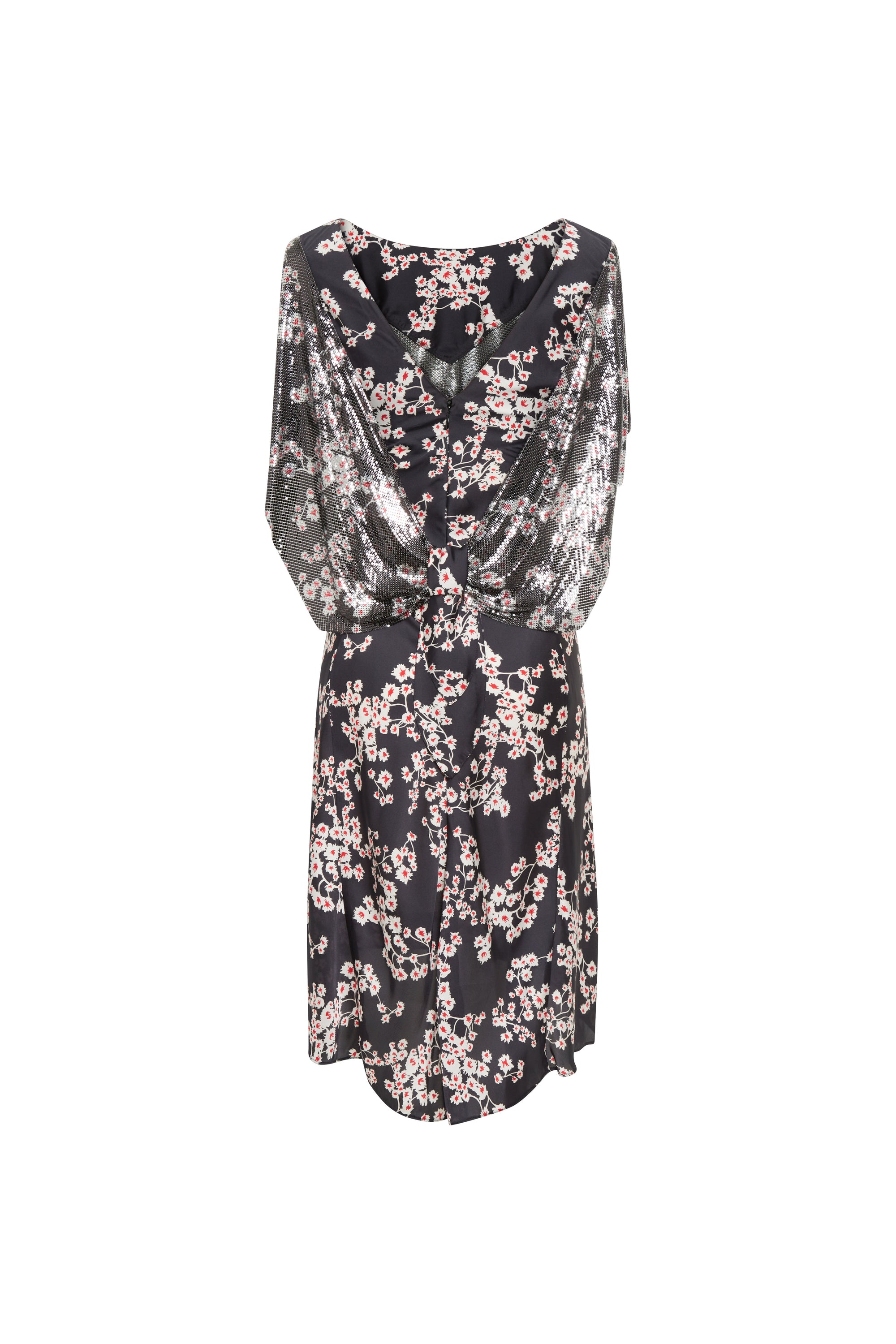 Robe pailletée à imprimé liberty - Black Sakura