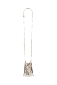 Collier à pendentif carré souple - Silver