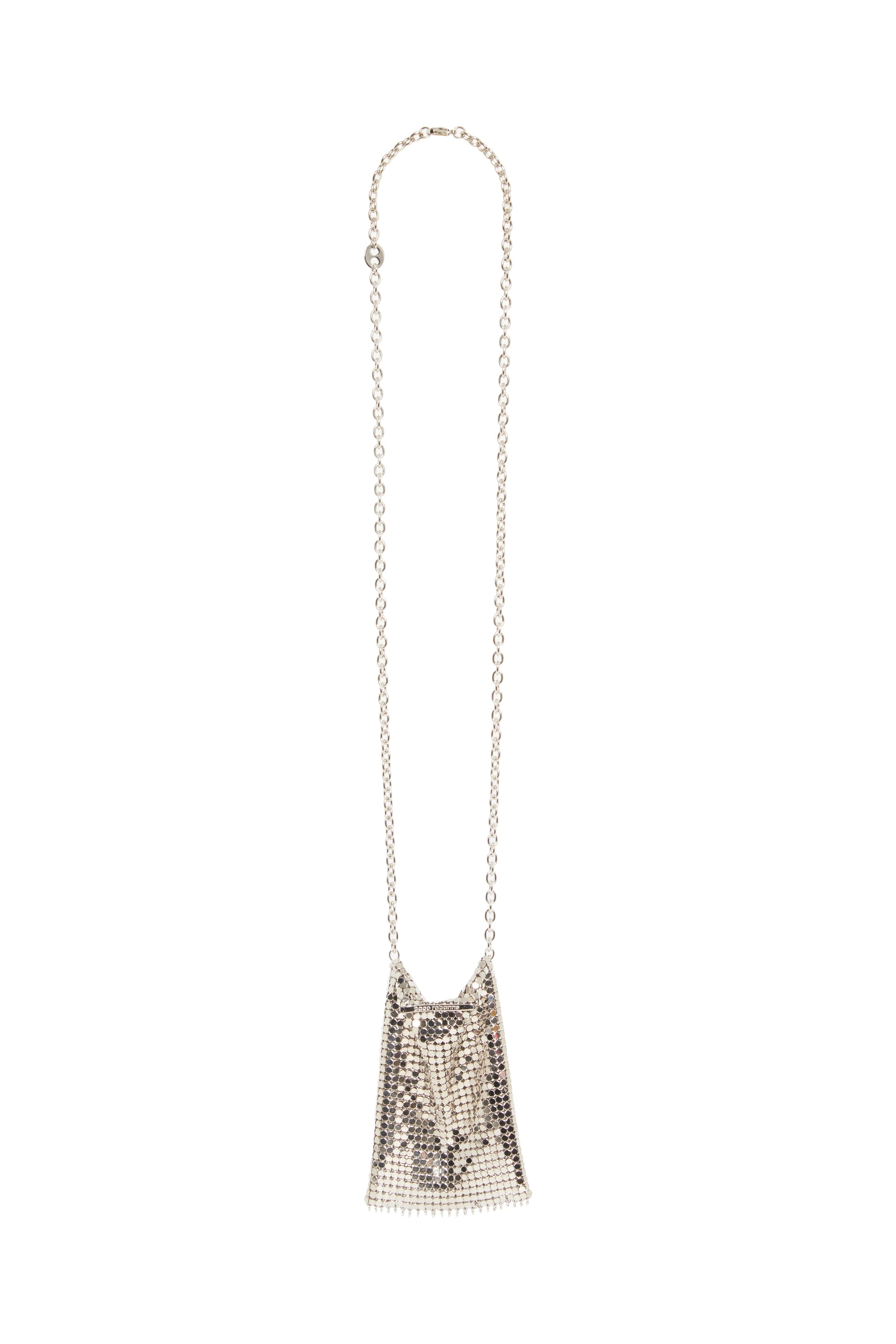 Collier à pendentif carré souple - Silver