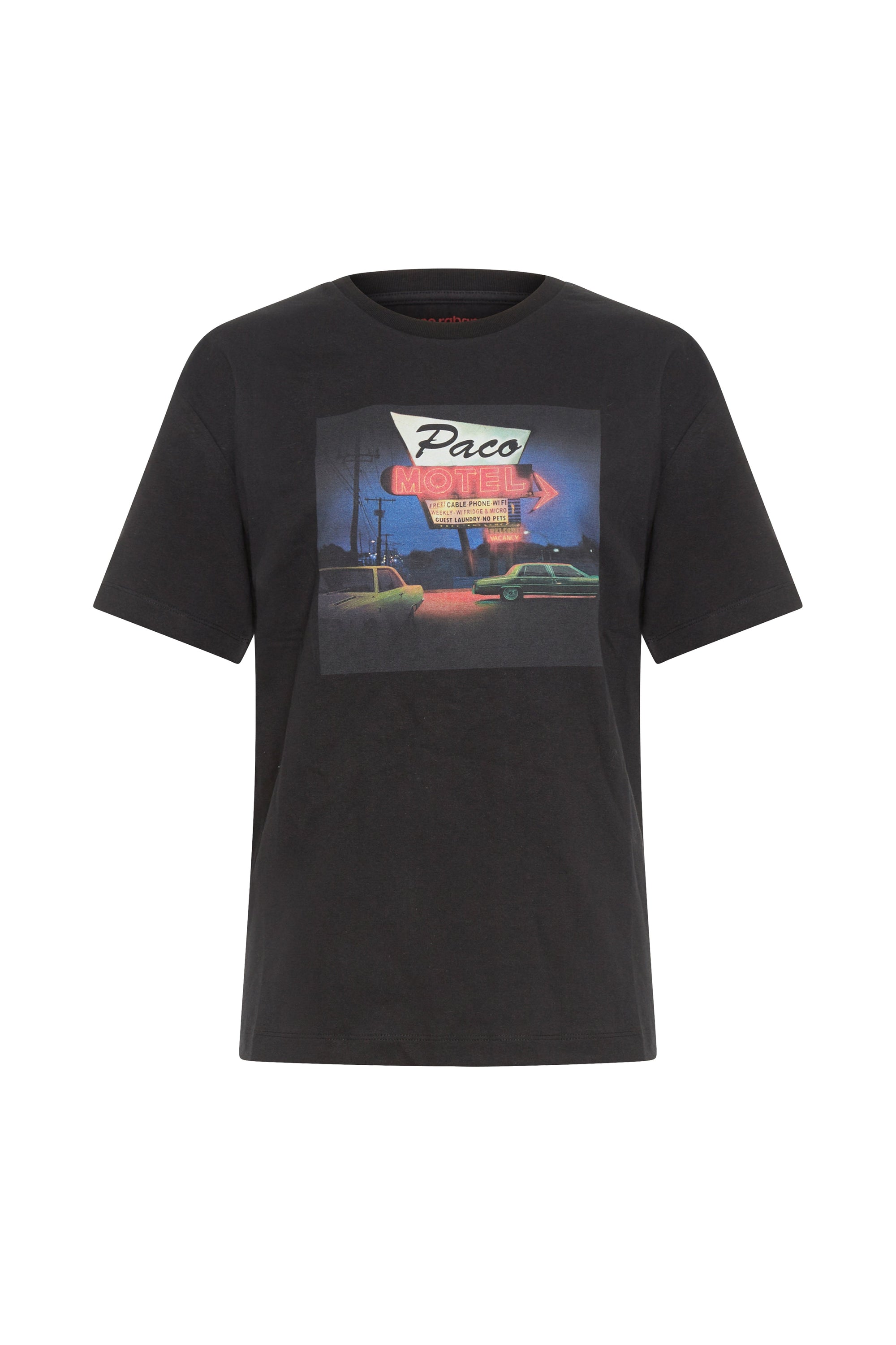 T-shirt à motif Paco Motel - Black