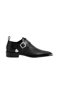 Chaussures derby Boucle en cuir - Black