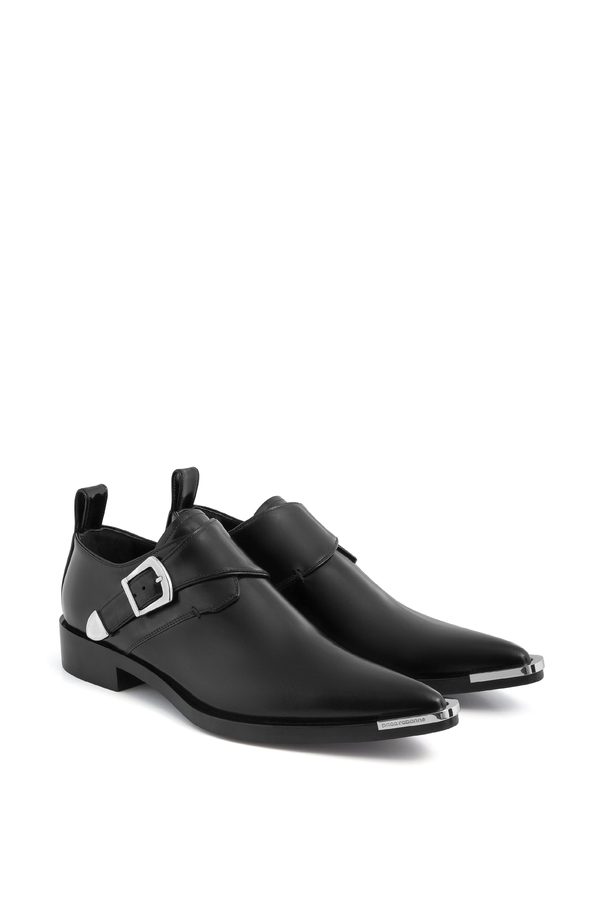 Chaussures derby Boucle en cuir - Black