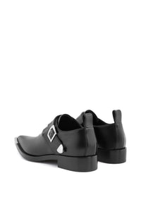 Chaussures derby Boucle en cuir - Black