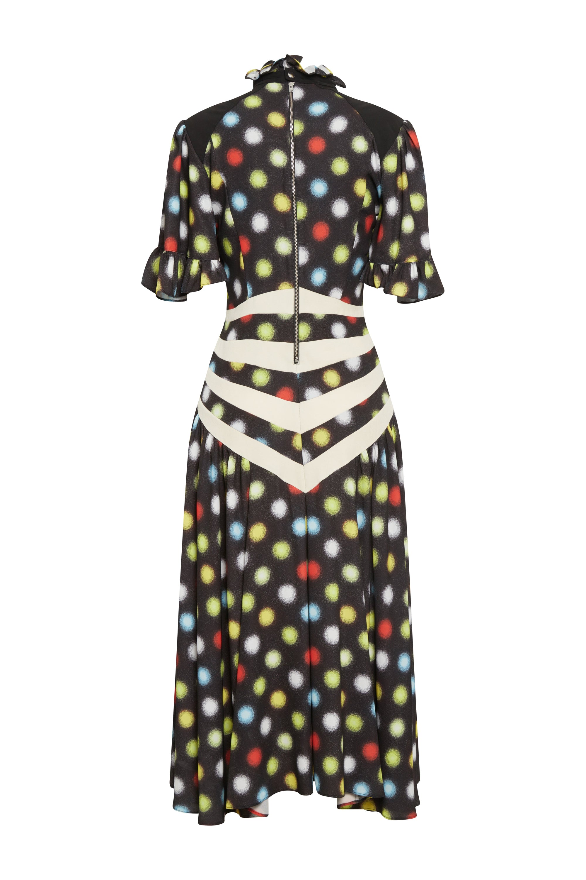 Robe longue à motif cœur - Black Spotlight