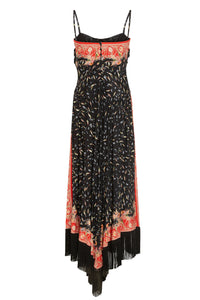 Robe à franges et fines bretelles - Orange XVIIITH Frieze