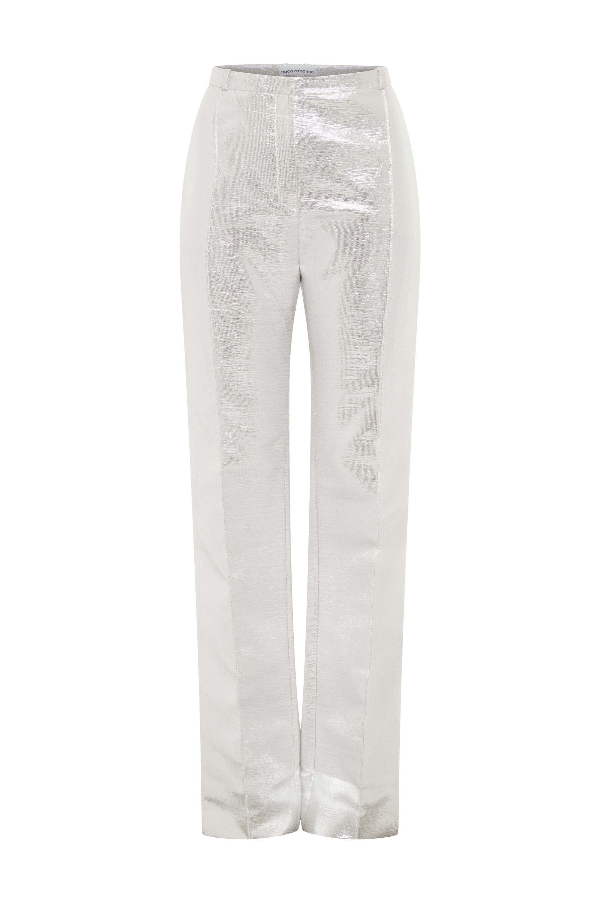 Pantalon pailleté à taille haute - Silver