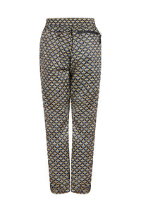 Pantalon de jogging à motif graphique - Navy Feminin 70'S