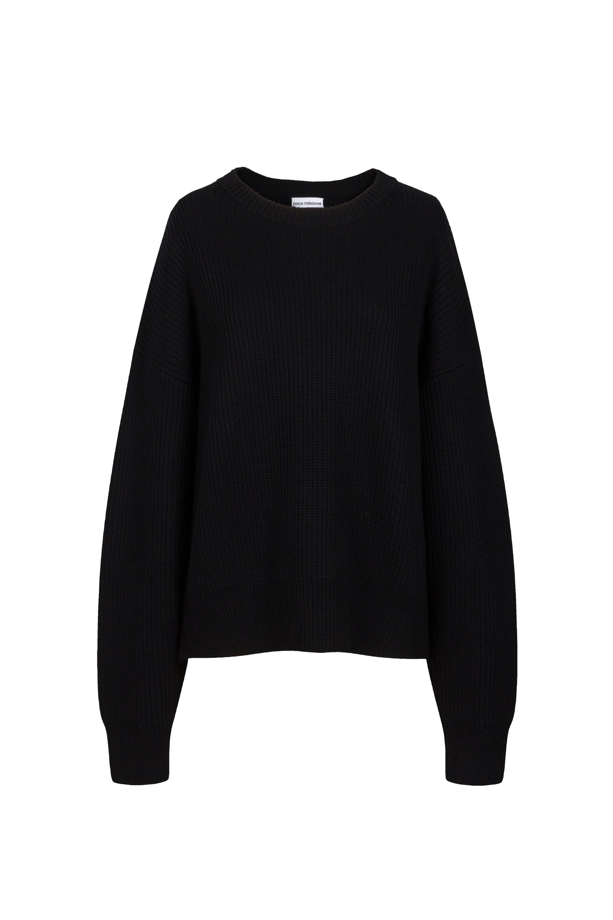Pull oversize en laine - Black