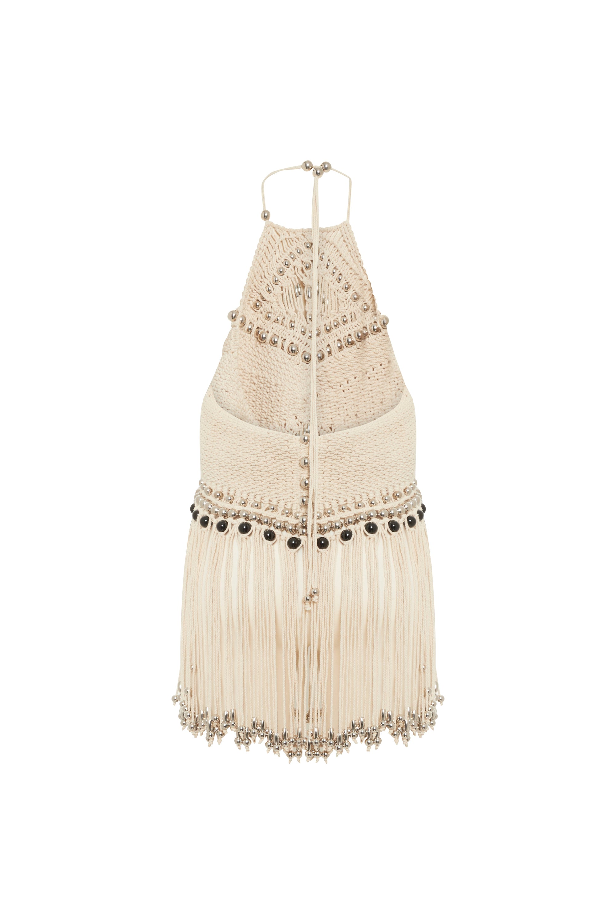 Top à franges en crochet - Macrame