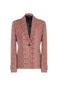Veste blazer texturé - Red And Black Dots