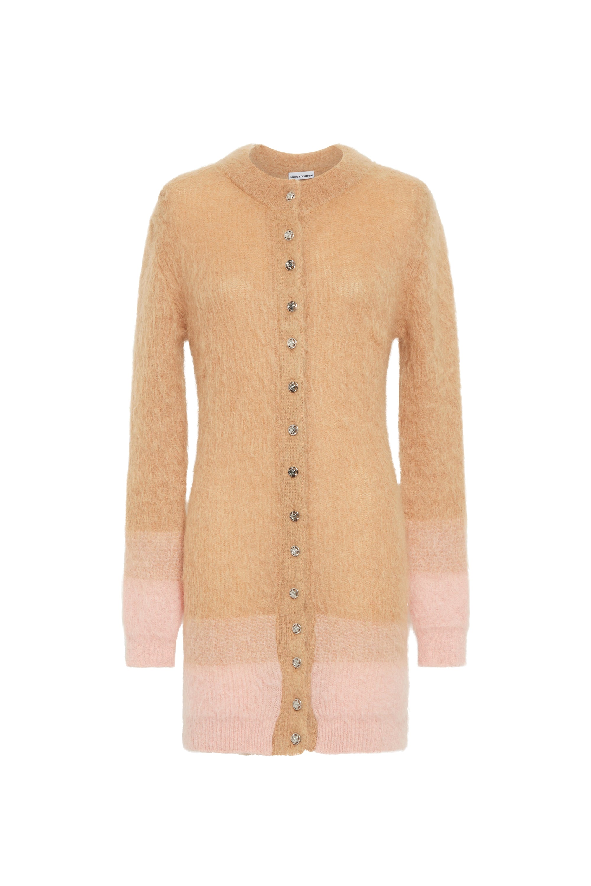 Cardigan long bicolore - Camel & Rose