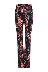 Pantalon à imprimé fleuri - Black Paisley