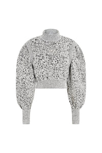 Pull à manches ballons - Black & Grey