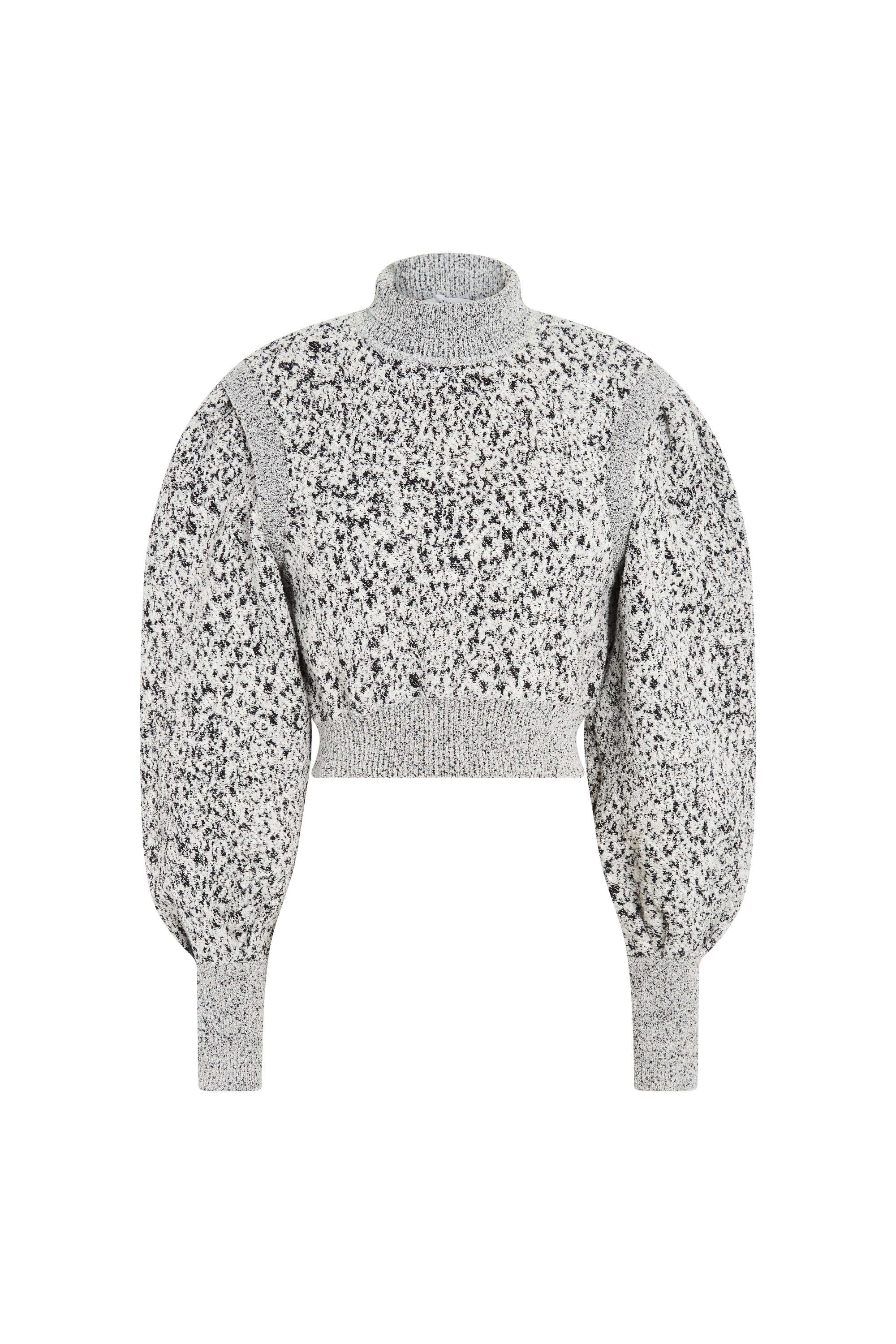 Pull à manches ballons - Black & Grey